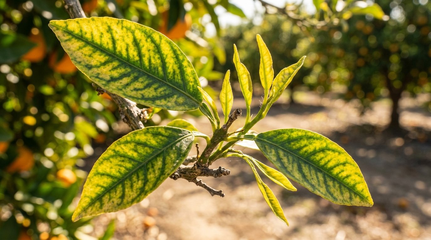 Jaunissement des feuilles d'agrumes : identifier une carence en zinc