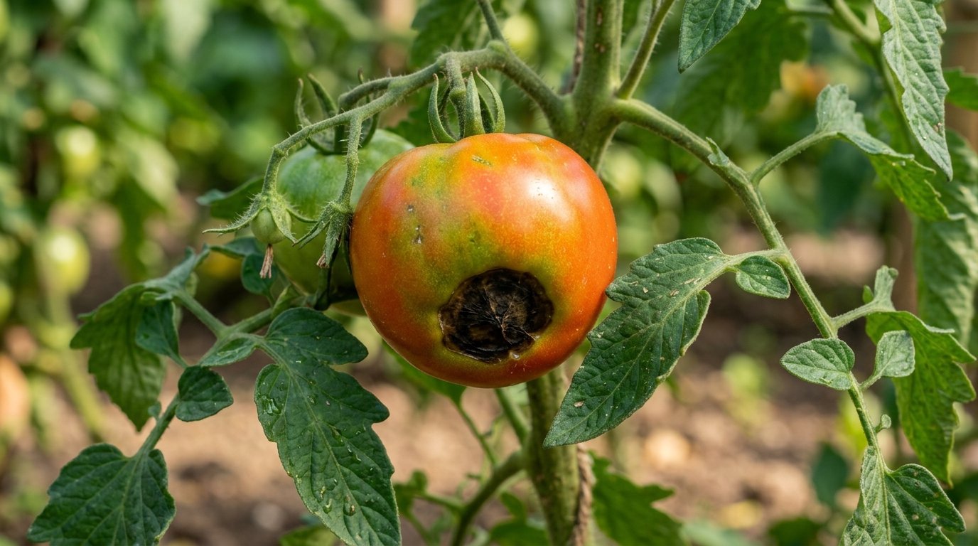 Cul noir de la tomate (Nécrose apicale) : Causes et traitements