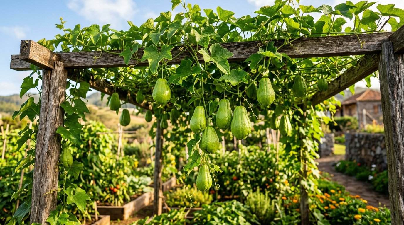 Comment cultiver la Chayote (Christophine) sous climat tempéré ?