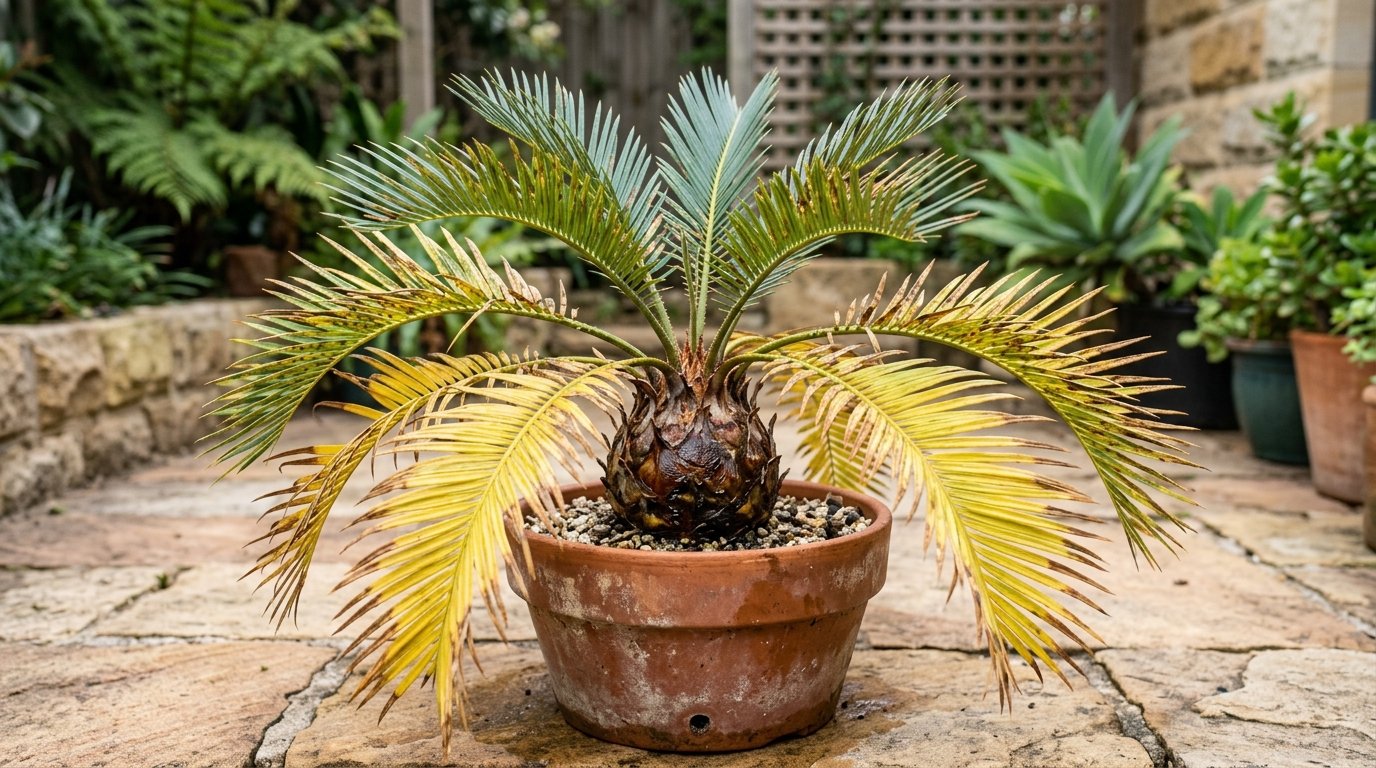 Mon cycas Panzhuanensis entrain de mourir ? Le sauvetage