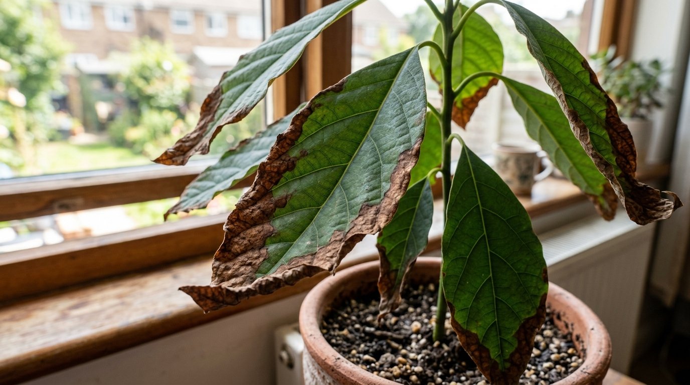 Feuilles d'avocatier qui sèchent et brunissent : pourquoi et que faire ?