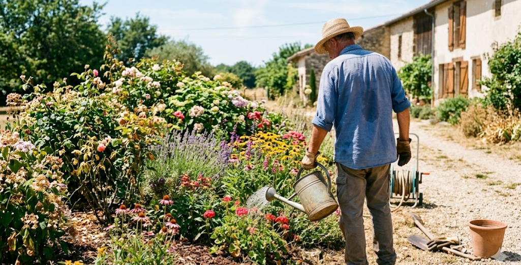 Protéger le jardin de la canicule en juillet