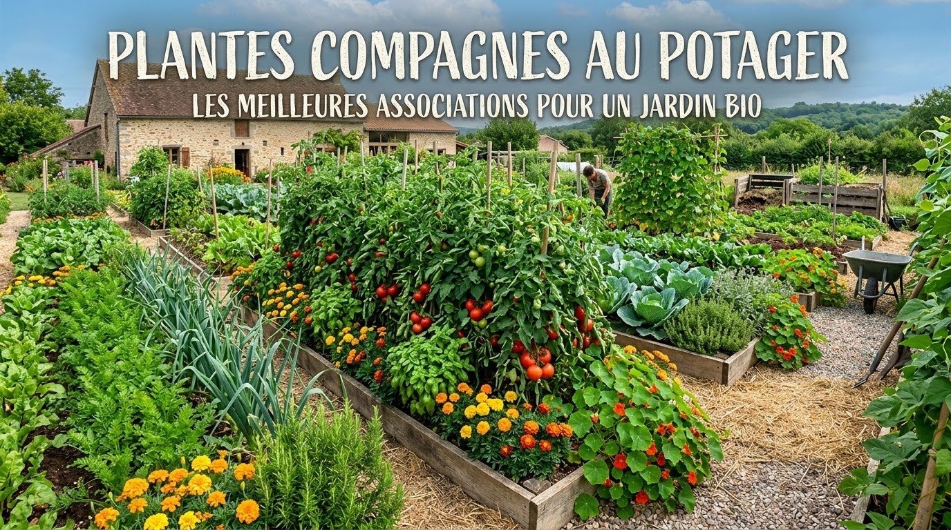 Plantes compagnes au potager : les meilleures associations pour un jardin bio