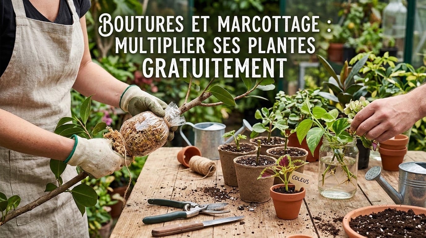 Boutures et marcottage : multiplier ses plantes gratuitement