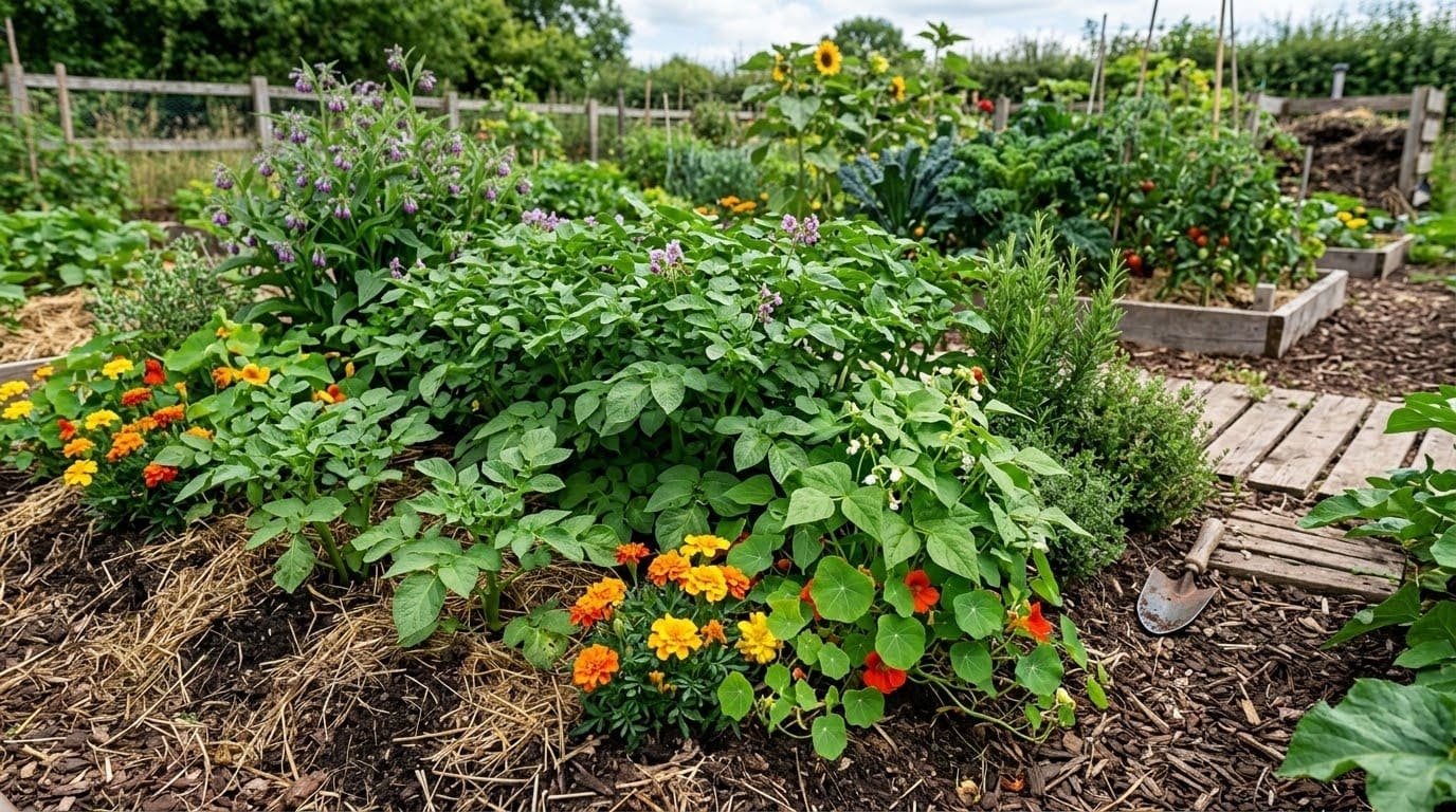 Que planter avec des pommes de terre en permaculture ?